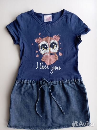 Платье для девочки 110 gloria jeans