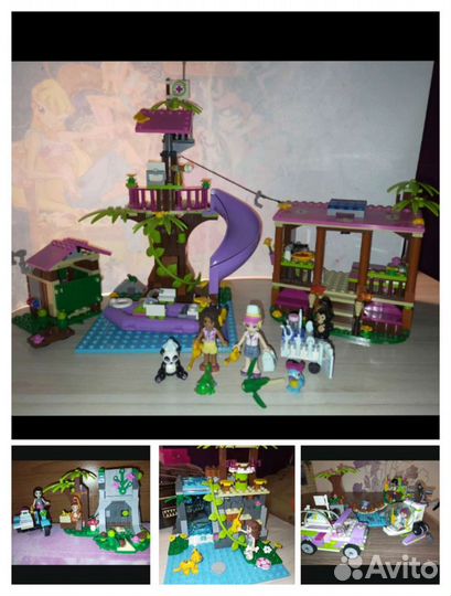 Lego Friends Джунгли: 41032,41036,41033,41038