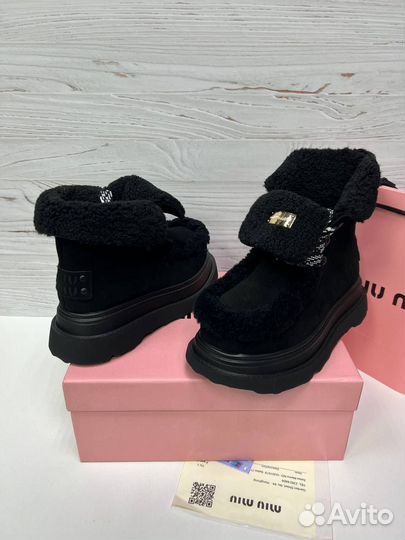 Ботинки miumiu зима