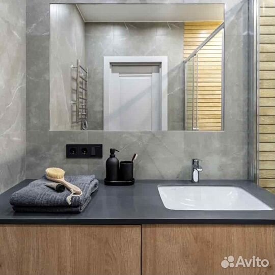 Столешница для ванной из натурального камня