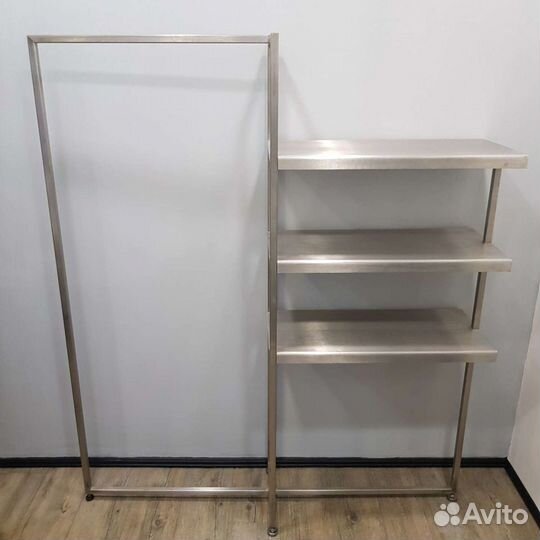 Стеллаж из нержавеющей стали б/у