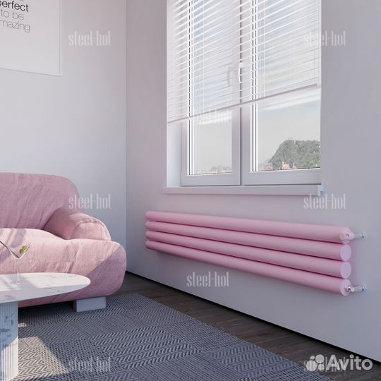 Горизонтальный радиатор отопления от завода