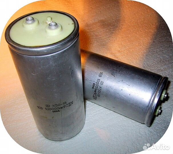 Конденсатор К50-18 0,1Ф 16 В + BTA24-60 + IRF3205