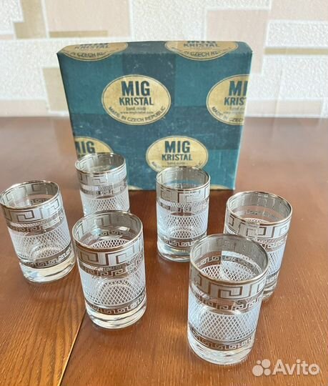 Набор посуды Чехия Mig Kristal