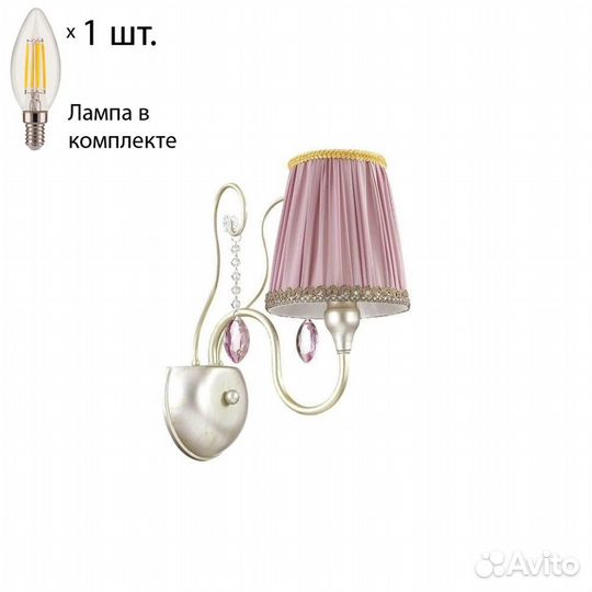 Бра с лампочкой Odeon Light Gaellori 3393/1W+Lamps E14 Свеча