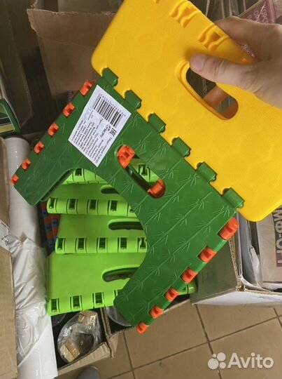 Табурет пластиковый складной детский