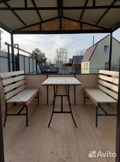 Строительство пристроя веранды террасы беседки