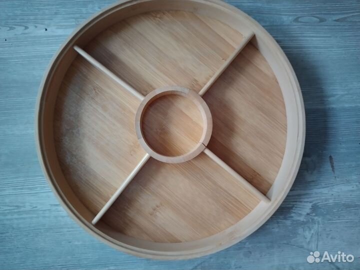Менажница бамбук с крышкой