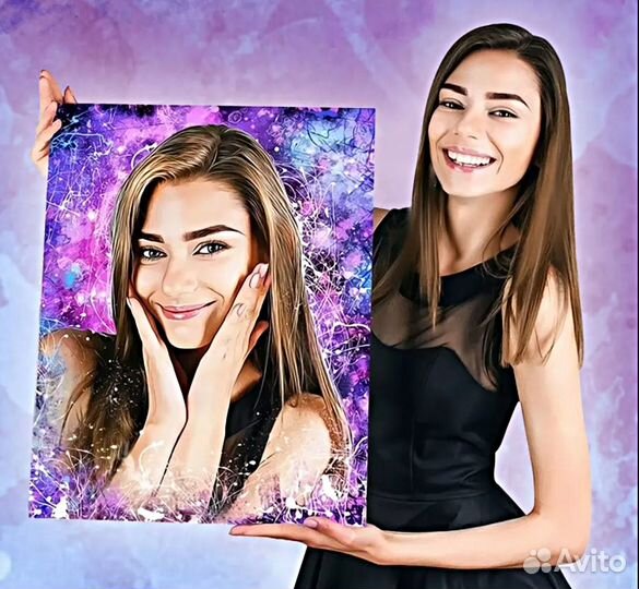 Портрет на холсте 30х40