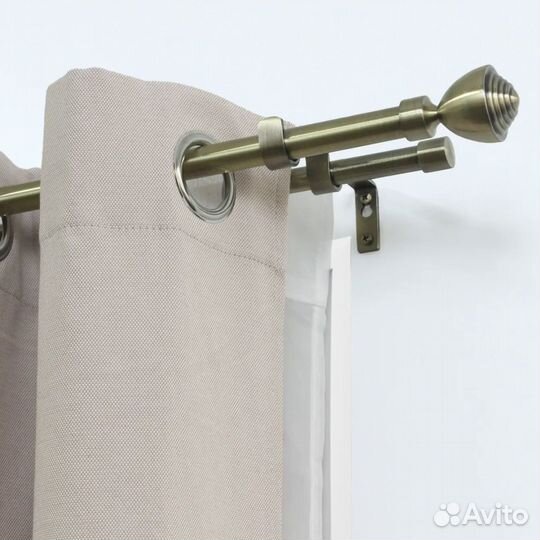 Карниз для штор двухрядный