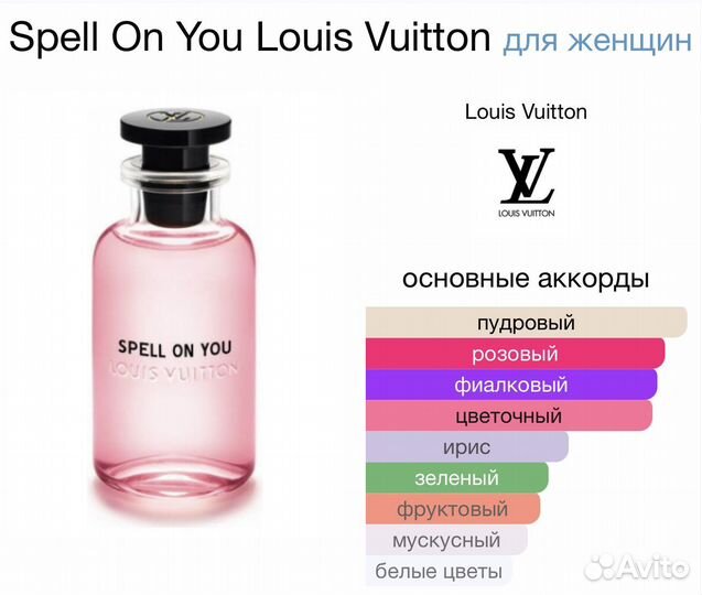 Louis vuitton пробники