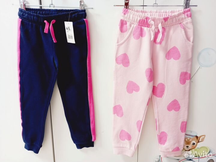 Спортивные штаны для девочки 104 110 Mothercare