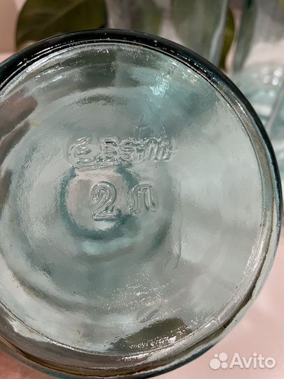 Банка стеклянная 2 литровая СССР