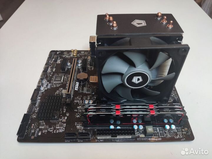 Комплект: Ryzen 3600, B350, 16Gb, кулер