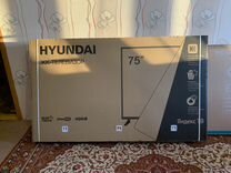 Телевизор Hyundai 75" 190 см Смарт Новый Гарантия