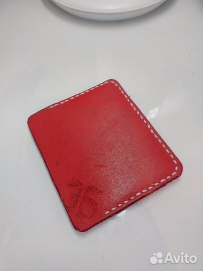 Картхолдер из натуральной кожи ручная работа