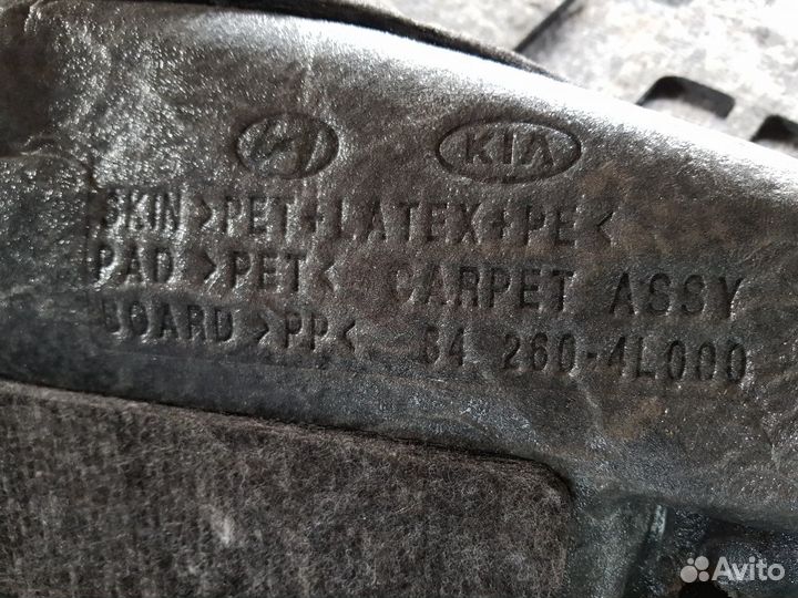 Кавролин пола Hyundai Solaris