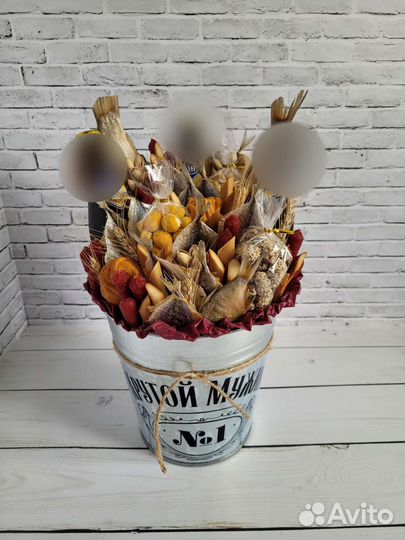 Мужские съедобные букеты