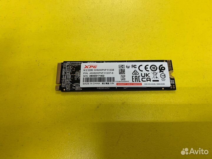 Жесткий диск SSD M2 XPG SX8200 Pro 512 гб