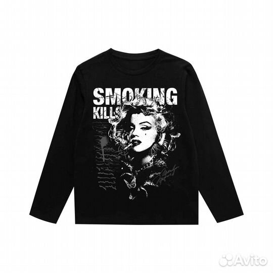 Лонгслив divinity smoking kills