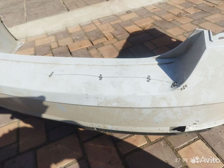 Octavia a7 fl лифтбэк задний бампер