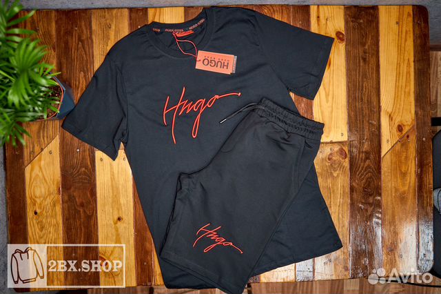 Летний костюм hugo boss мужской