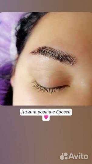 Наращивание ресниц, ламинирование бровей\ресниц