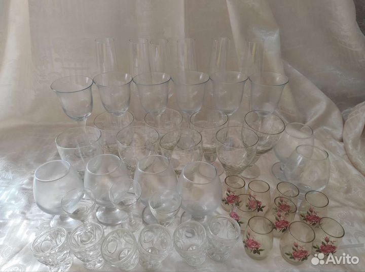 Рюмки,фужеры,бокалы,стопки