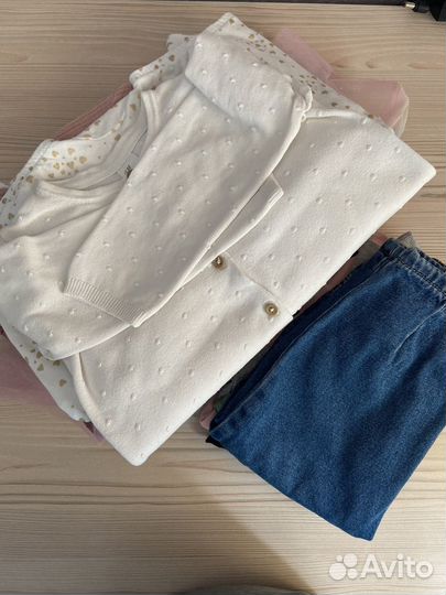 Пакет вещей next, hm на девочку 86-92