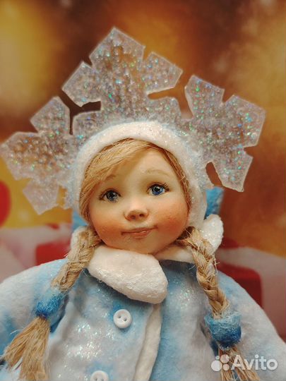 Ватная игрушка ручной работы