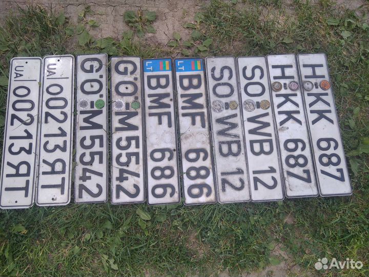 Автомобильные иностранные номера