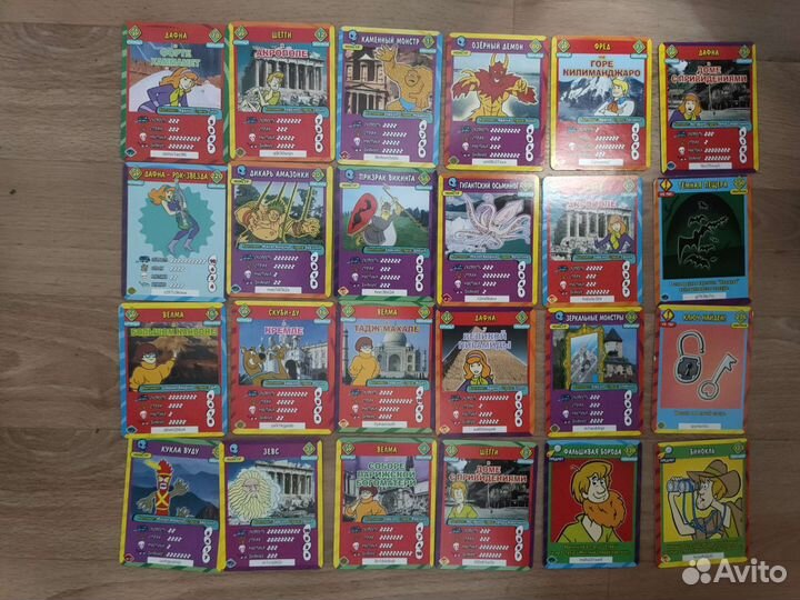 Карточки скуби ду великие тайны мира