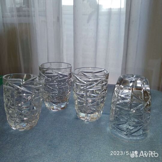 Стопки хрустальные СССР