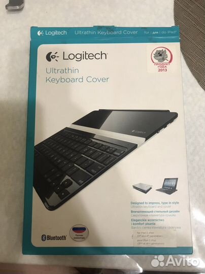 Клавиатура logitech ultrathin keyboard cover ipad2