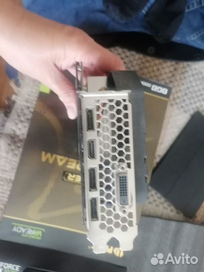 Видеокарта Palit Geforce GTX 1070 б/у