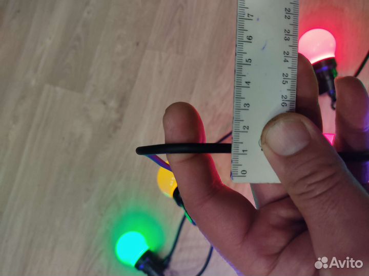 Гирлянда уличная и бегущие огни (сосульки)