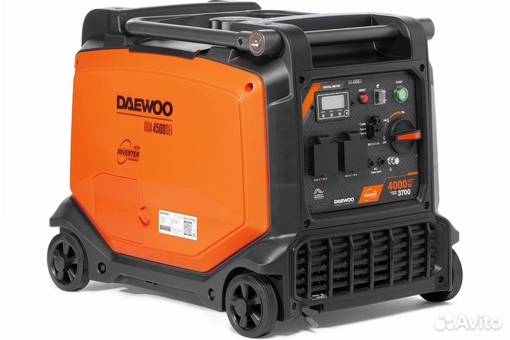Бензиновый инверторный генератор daewoo GDA4500SEi