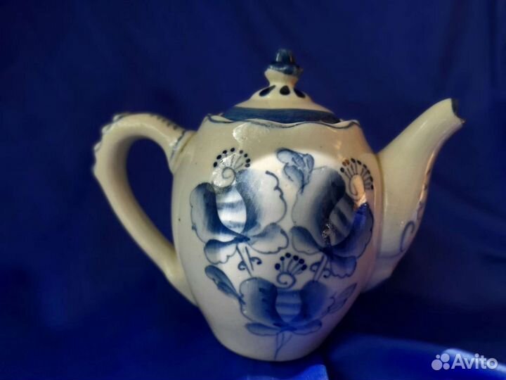 Заварочный чайник Гжель СССР