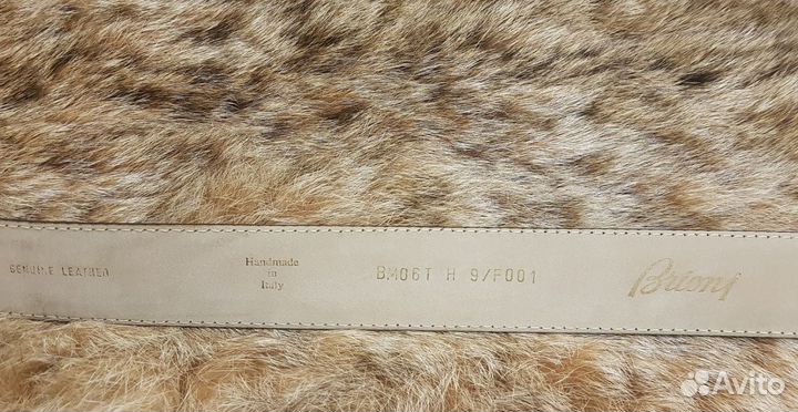 Ремень кожа Brioni оригинал