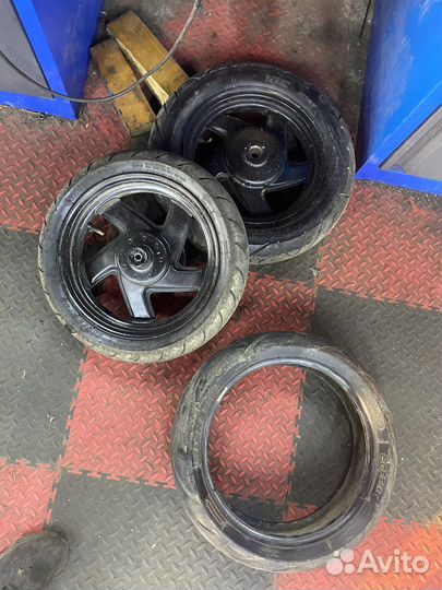 Колесо на скутер 12