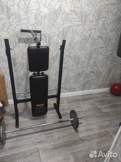Скамья для жима и пресса бу