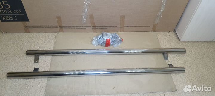 Пороги труба 60,3 мм Toyota Rav 4 (2012-2015)