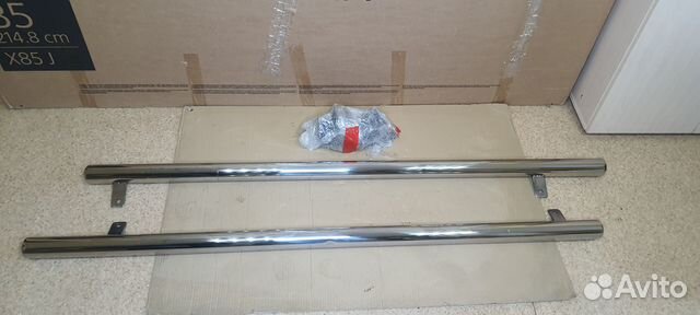 Пороги труба 60,3 мм Toyota Rav 4 (2012-2015)