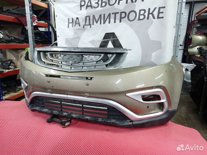 Передний бампер geely atlas NL 3 2016-2021