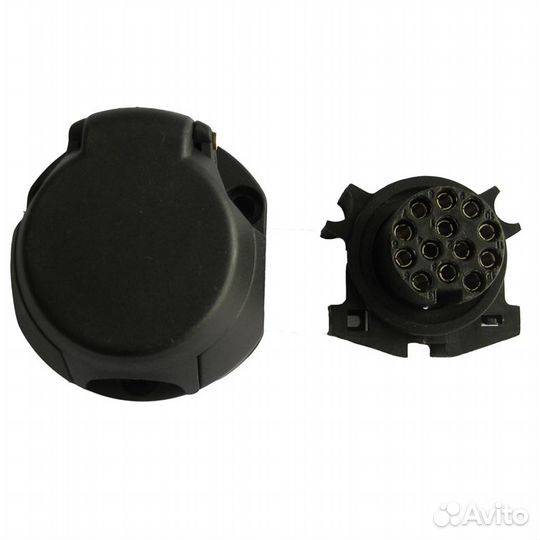 Розетка фаркопа 13 контактная пластмассовая, Knott