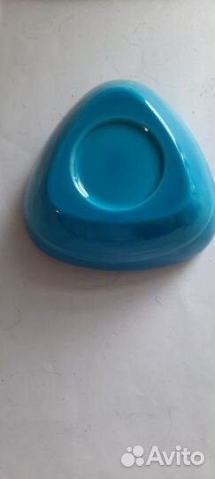 Пепельницы богемское цветное стекло времен СССР