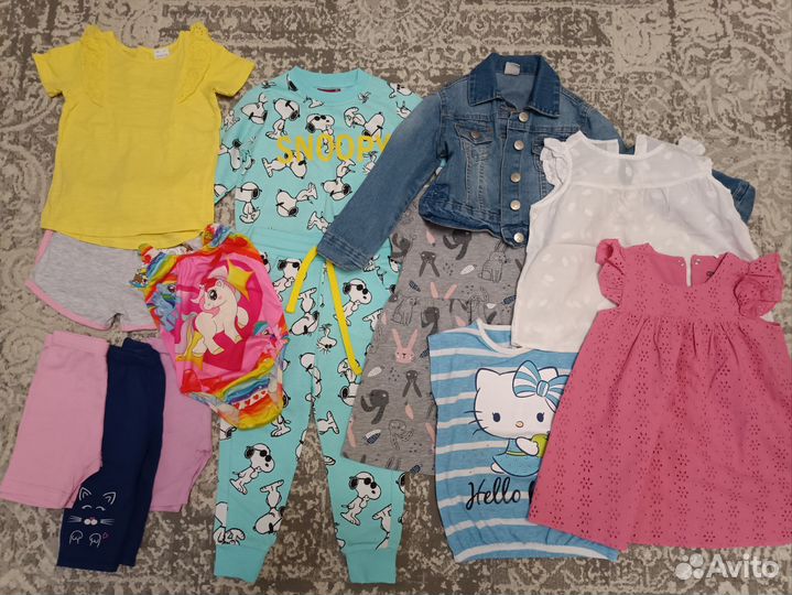 Пакет вещей для девочки 92-98