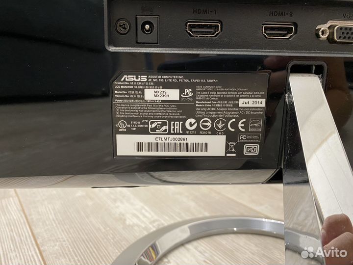 Монитор Asus MX239H