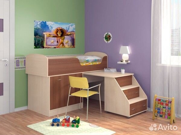 Детская кровать чердак