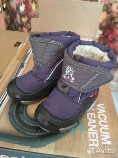 Зимние сапожки на мальчика 20-21 размер